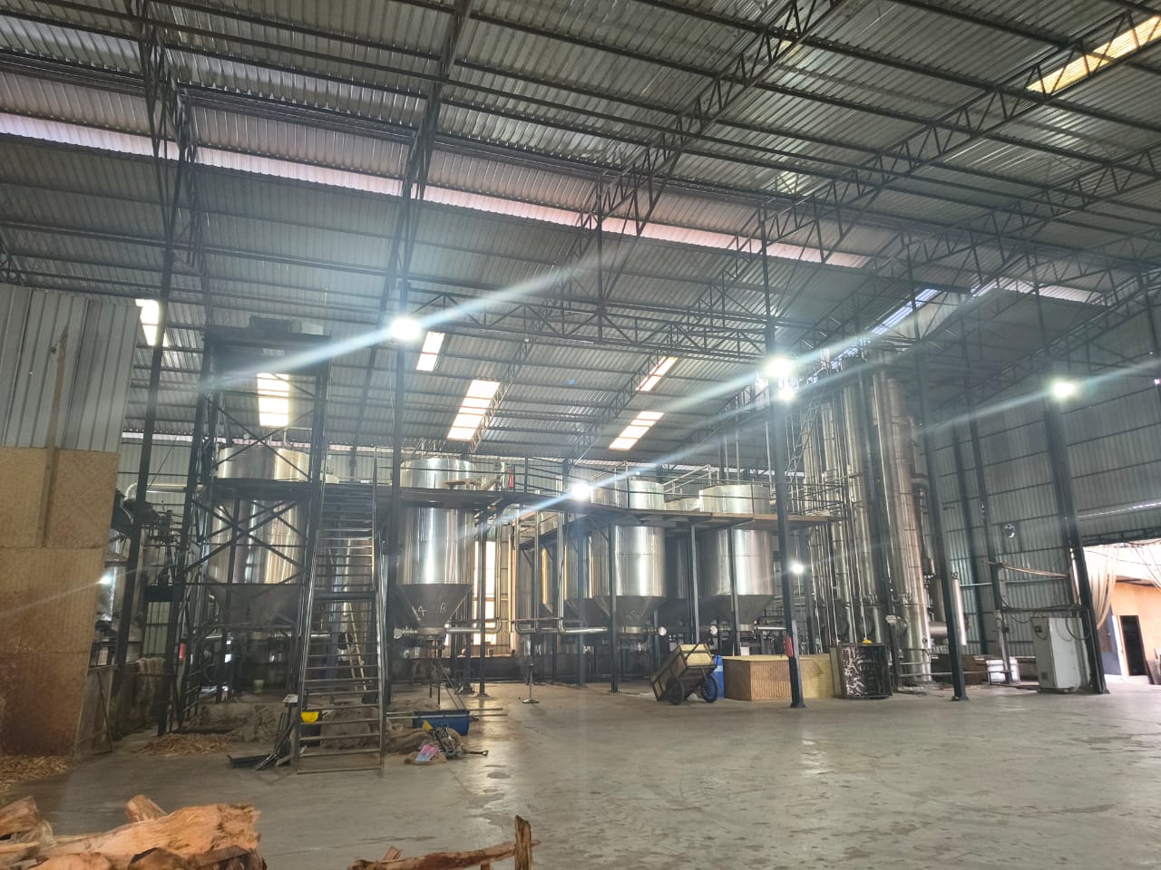 SS Fabrication — Kaju Chhilka Kattha Plant